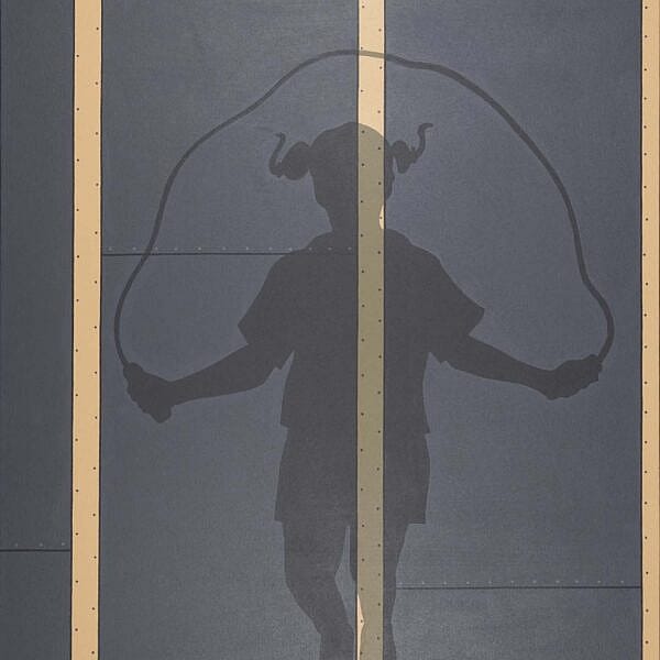 Roger Shimomura (b.) "Shadow of the Enemy," 2006. Acrylic on canvas. 2.24.2